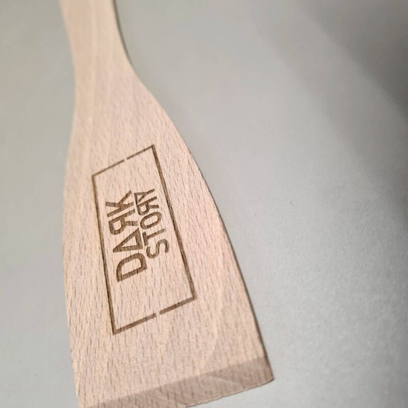 Wooden kitchen spatula for frying pan 22cm