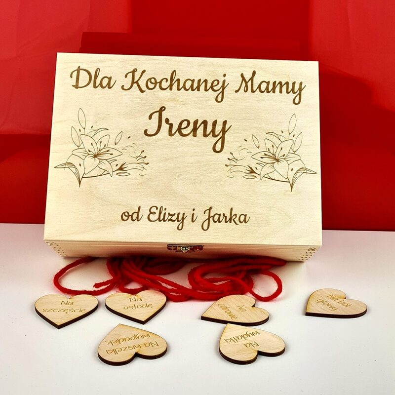 Wooden box, tea box
