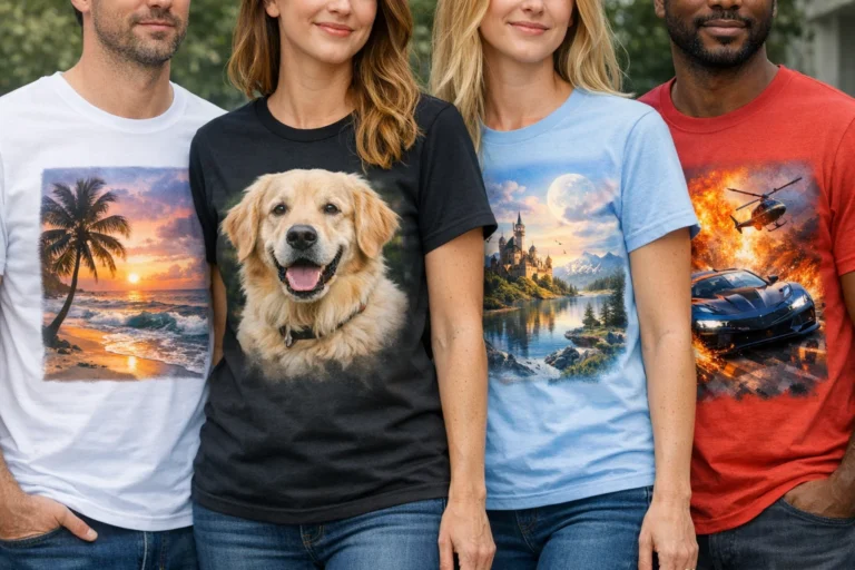 Custom-Printed T-Shirts — Your Own Photo, Image, or Other Graphic?