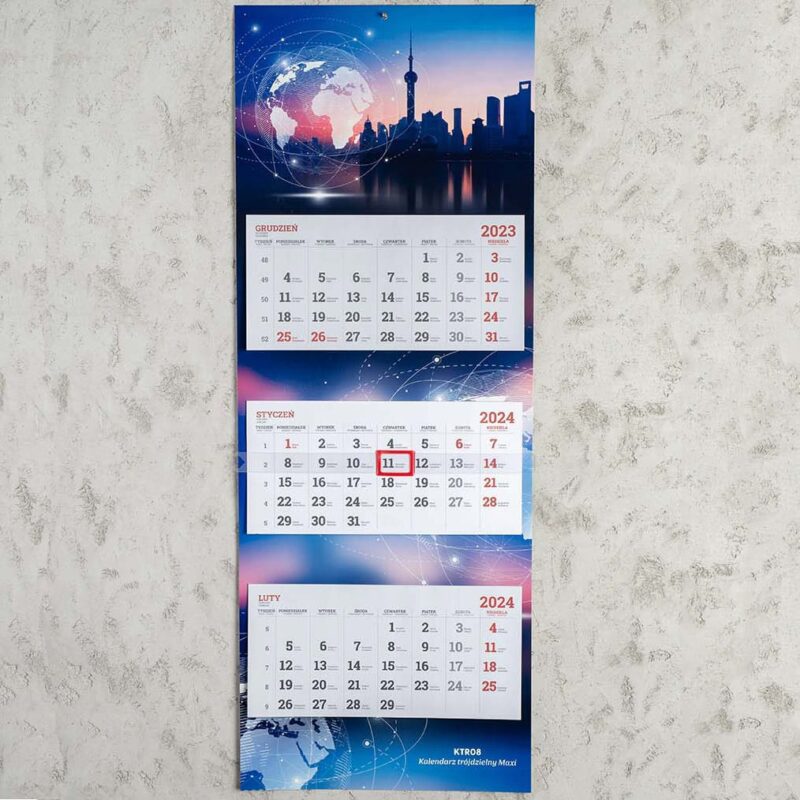 MAXI Standard Trifold Calendar