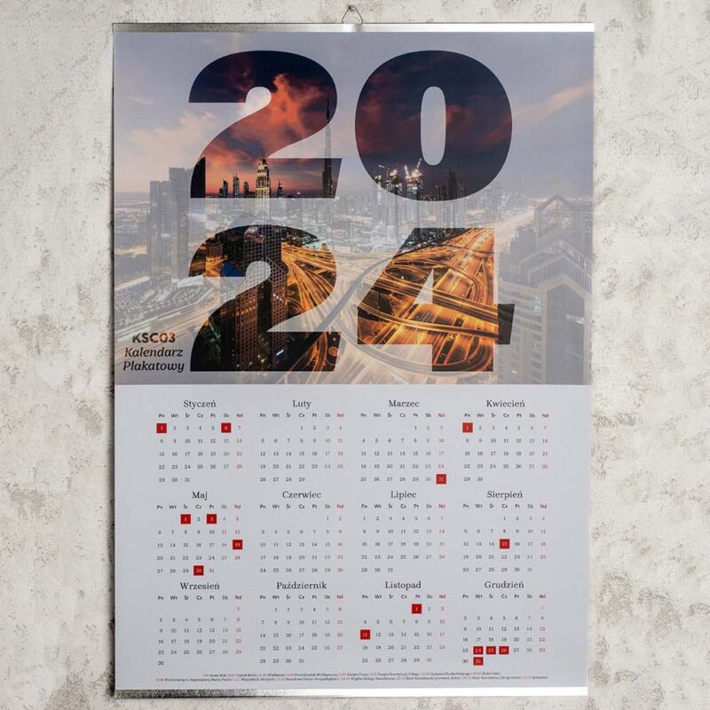 Poster Calendar Stripped B2