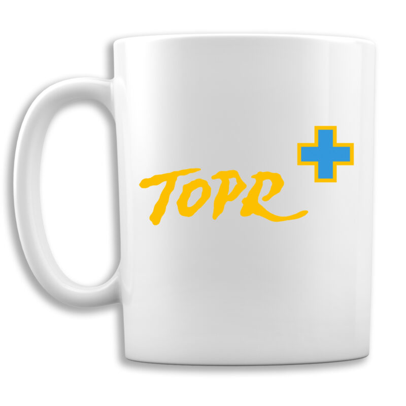 White Ceramic Mug 330ml PREMIUM Personalized with logo for WOPR / TOPR / GOPR / Medical Staff / Emergency Medical Services