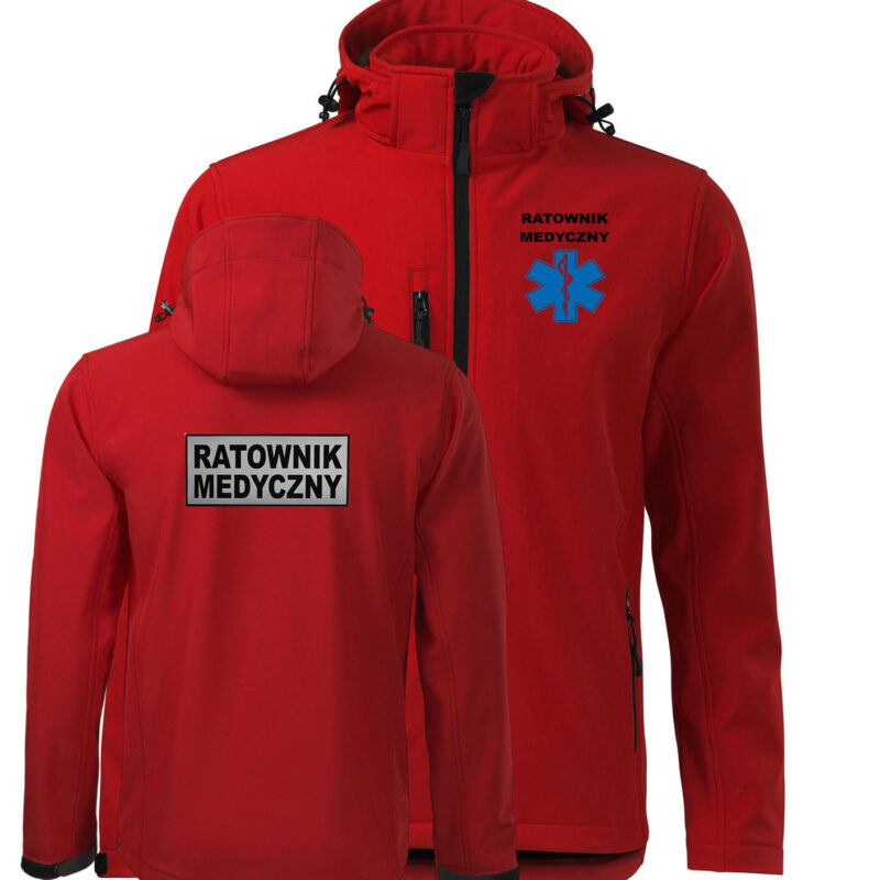 Men's Performance softshell jacket 522 300g For Paramedics / Doctors / GOPR / TOPR / Medical Staff