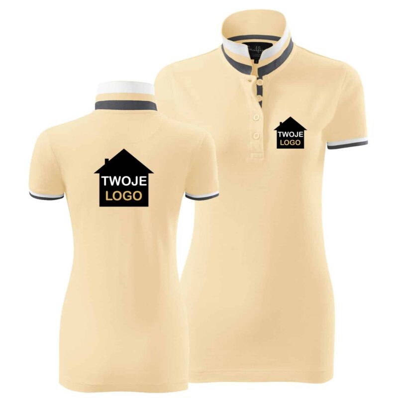 Women's COLLAR UP 257 215g Polo Shirt with your print