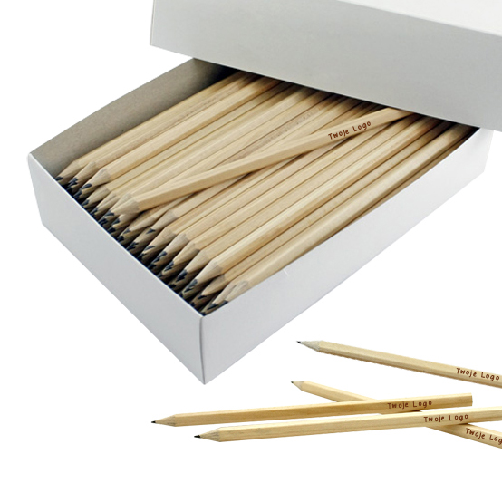 Wooden Hexagonal Pencil Engraved with Your Company Logo