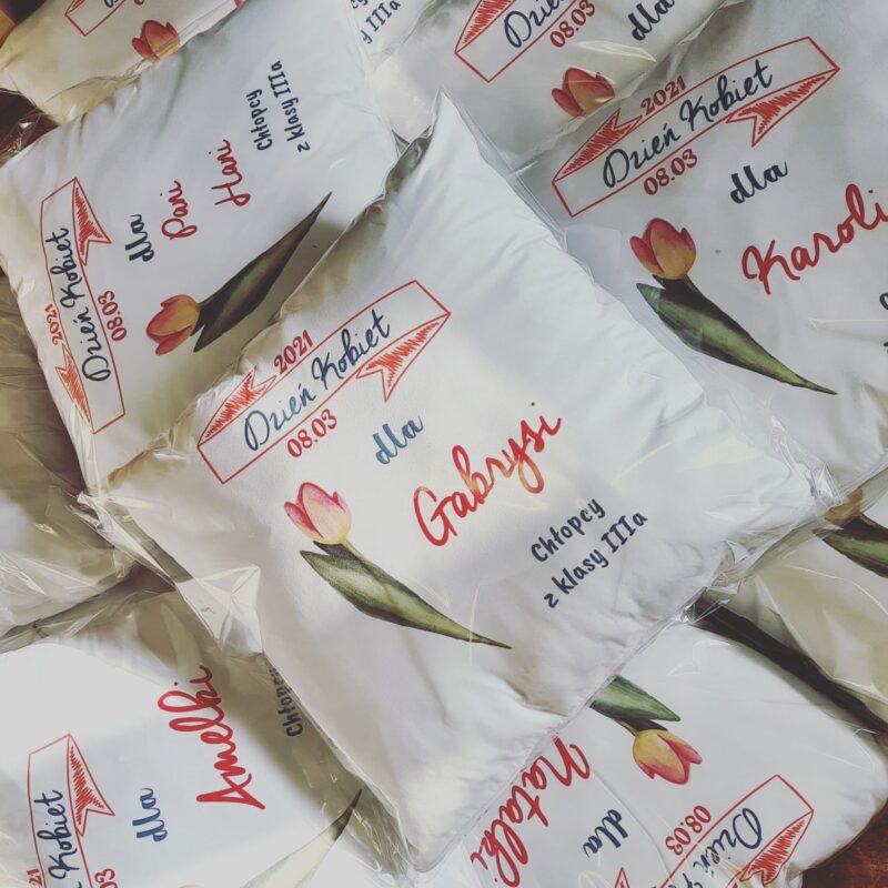 Pillow Set 40x40 (Filling + Pillowcase + Cellophane Bag) with Print
