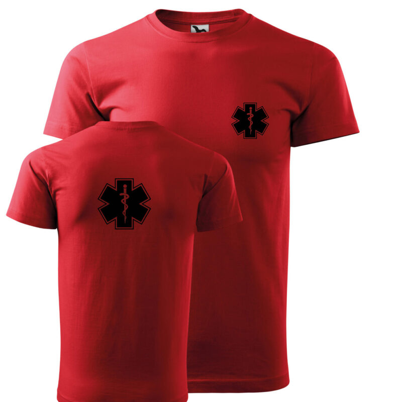 Heavy New Unisex 137 200g T-shirt with Print For Paramedics / Doctors / Medical Staff / GOPR / TOPR / WOPR