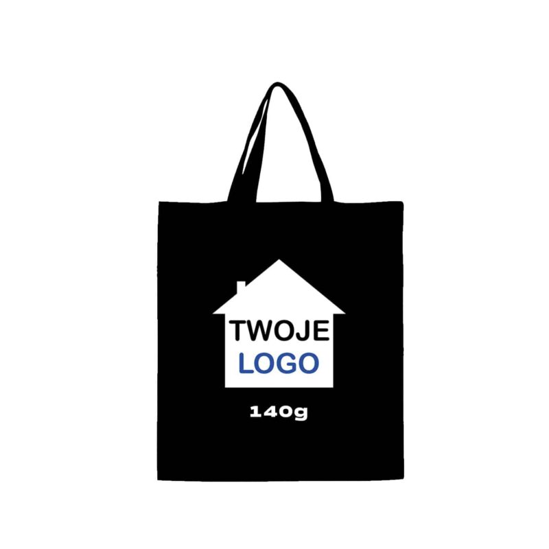 Cotton bag with short handle 140g 38x42cm Color