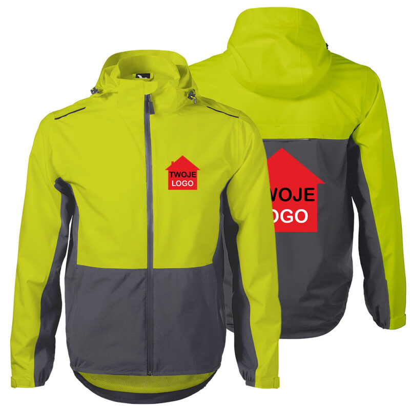 Rainbow 538 Men's Unisex Hooded Jacket with Your Print
