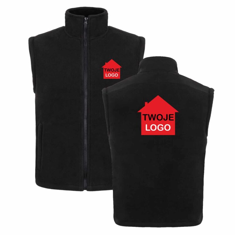 Warm fleece vest FLRA 350 VEST with your print