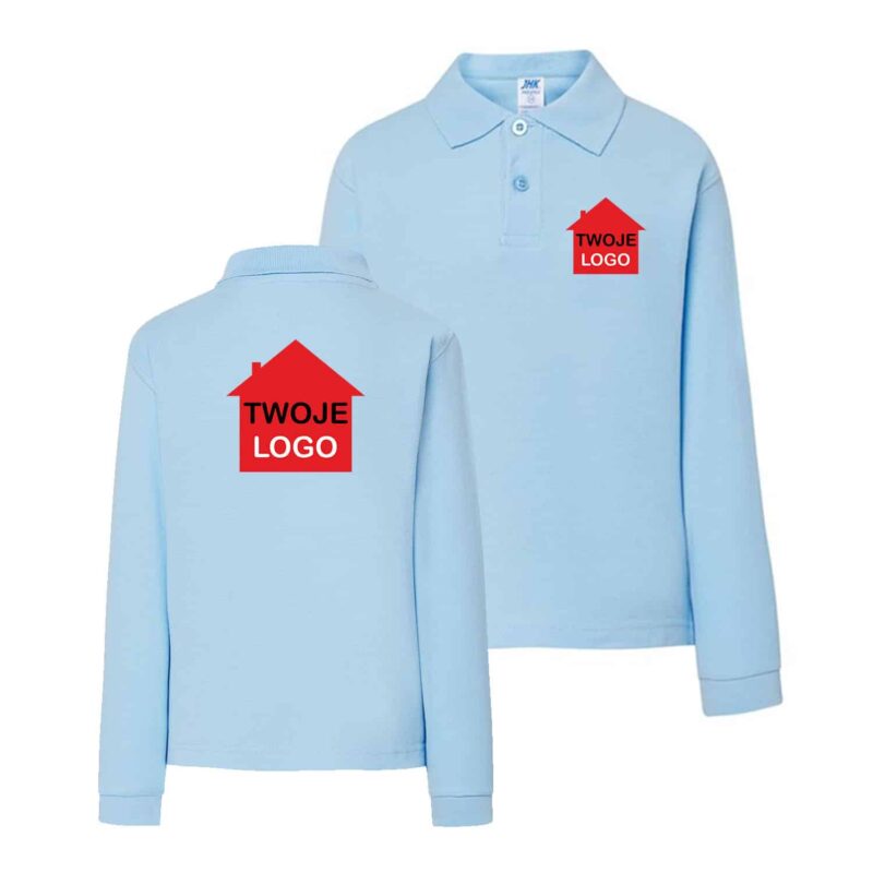 Children's long-sleeved polo shirt PKID 210 LS with your logo