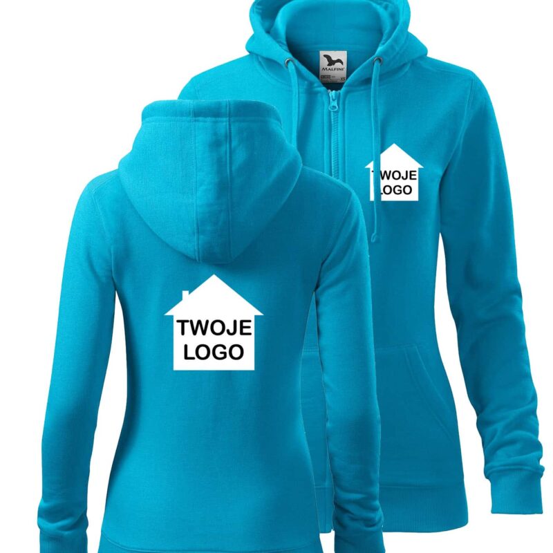 TRENDY ZIPPER women's sweatshirt 411 300g