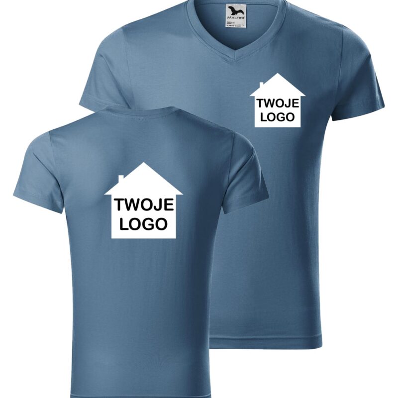 SLIM FIT V-NECK Men's T-shirt 146 180g