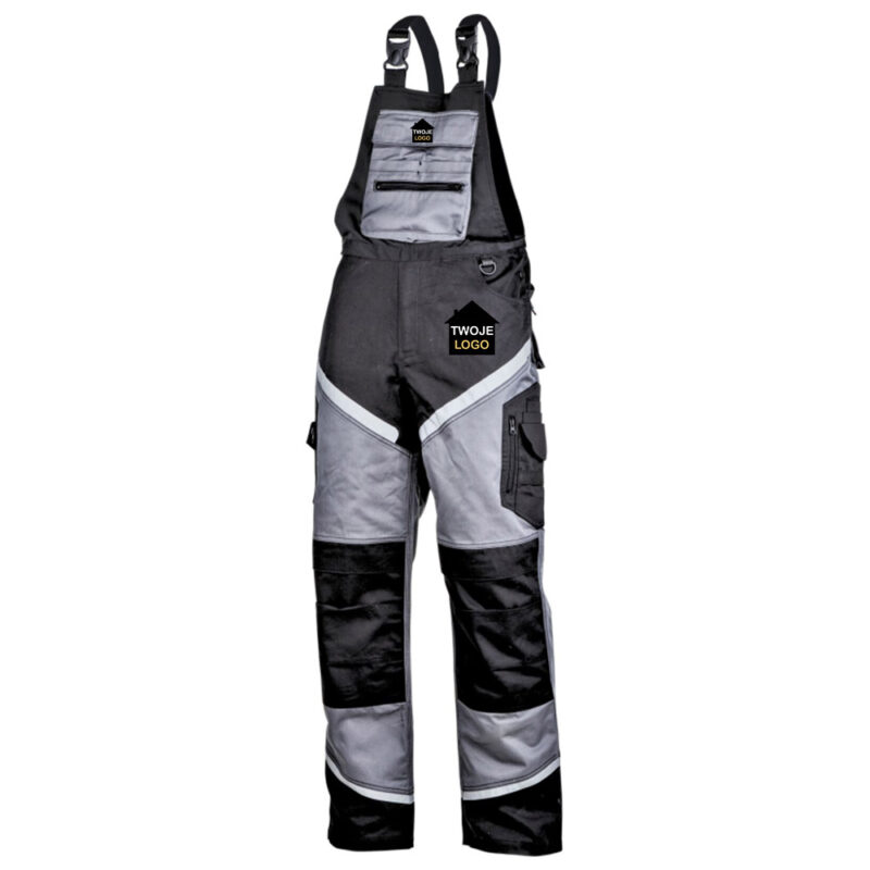 Lahti Pro L40615 Hi-Vis Work Dungarees with Your Print