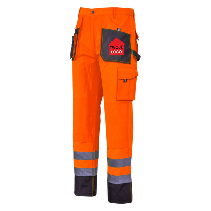Lahti Pro L40526 high-visibility work trousers with your print