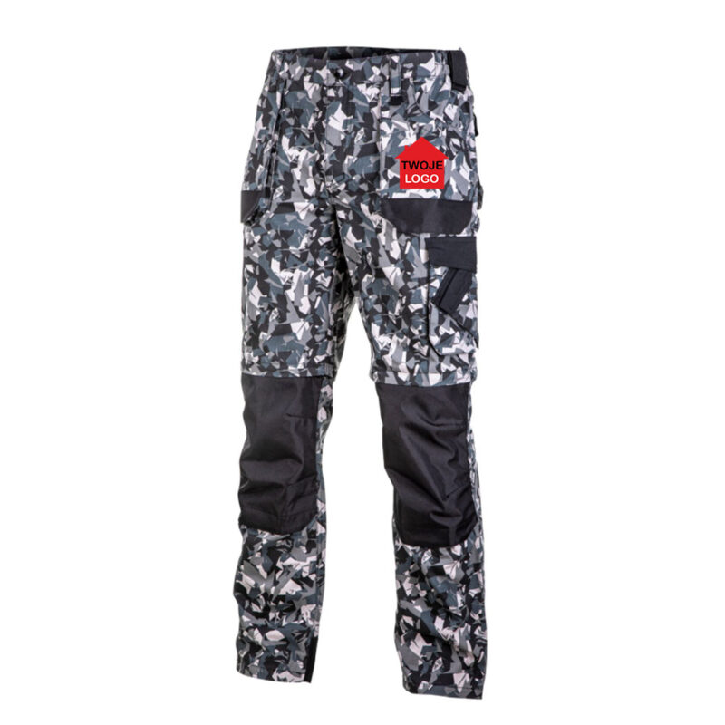 Men's camo work trousers 2 in 1 shorts with detachable legs Lahti Pro L40532 with your print