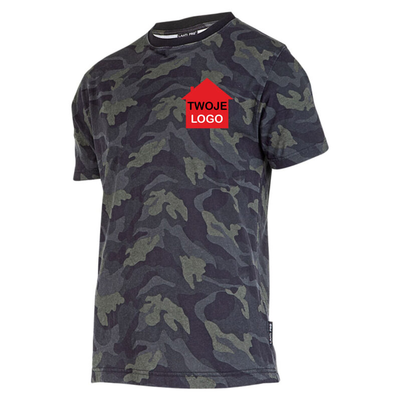 T-shirt cotton camouflage shirt Lahti pro L40238 with your print