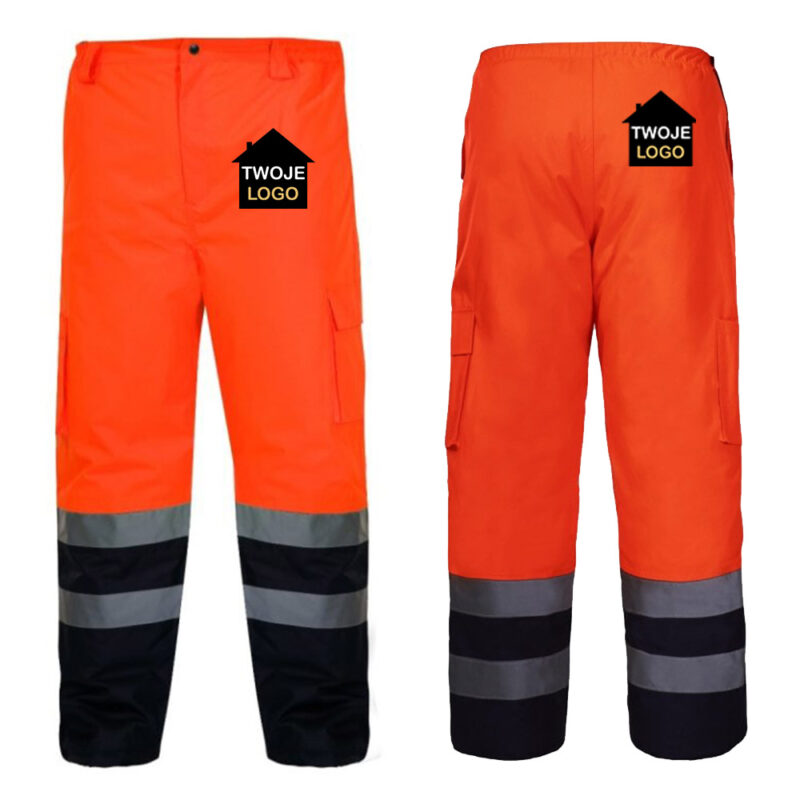 Lahti Pro L41001 Hi-Vis Winter Trousers with Your Print