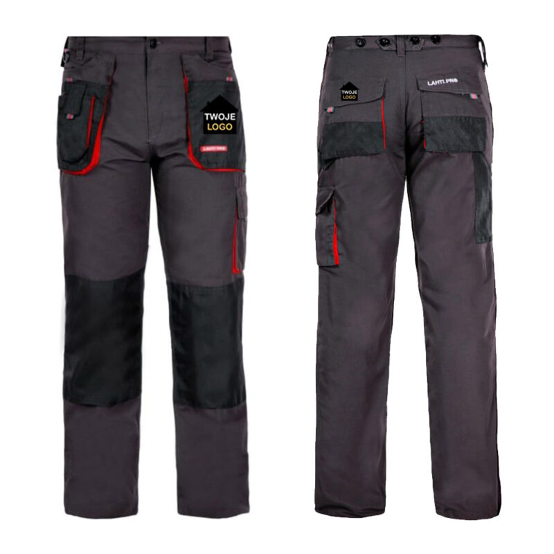 Lahti Pro LPSR01 strong protective work trousers with your print