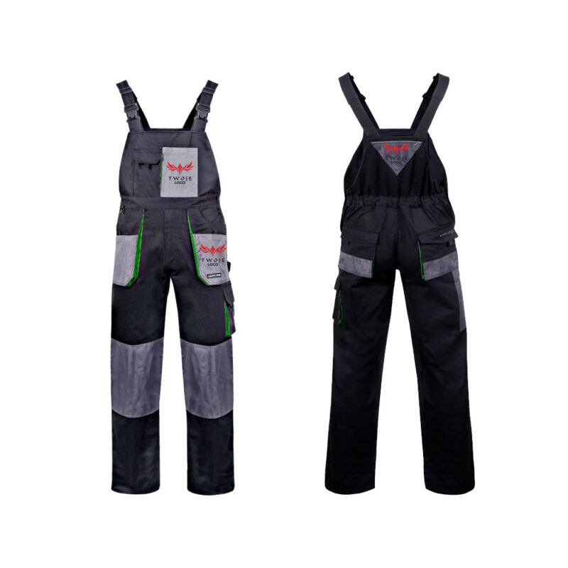 Lahti Pro L40606 cotton dungarees with your print