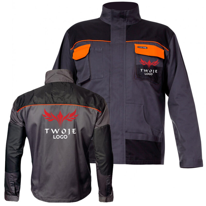Men's protective work jacket/sweatshirt Lahti Pro L40404 with your print