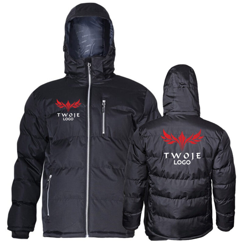 Lahti Pro L40908 men's unisex quilted winter work jacket with your print