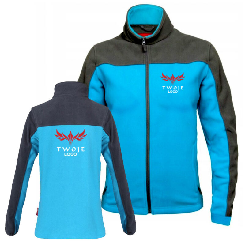 Turquoise Lahti Pro L40103 women's fleece sweatshirt with your print