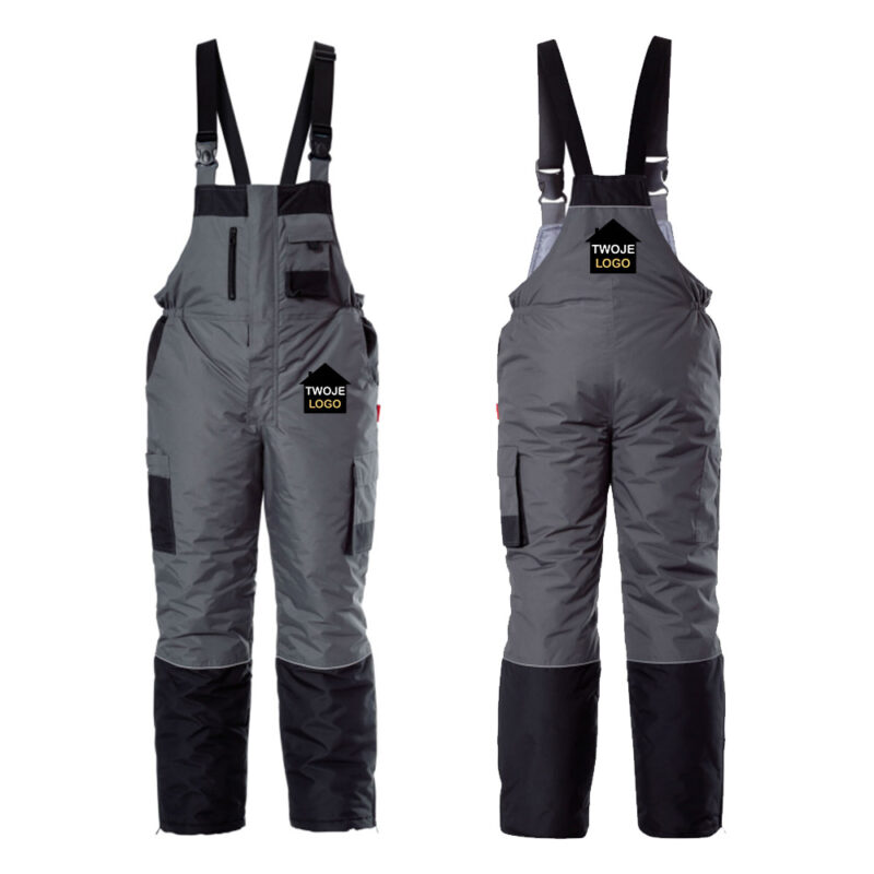 Lahti Pro L41108 insulated winter work dungarees with your print