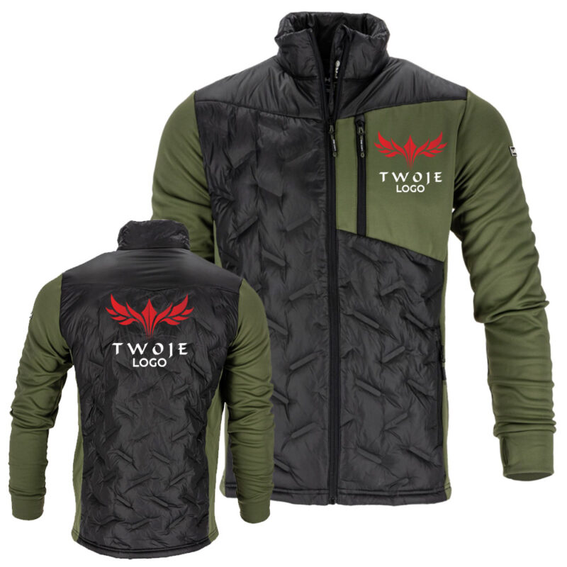 Men's Lahti Pro L40136 quilted insulated jacket/sweatshirt with your print