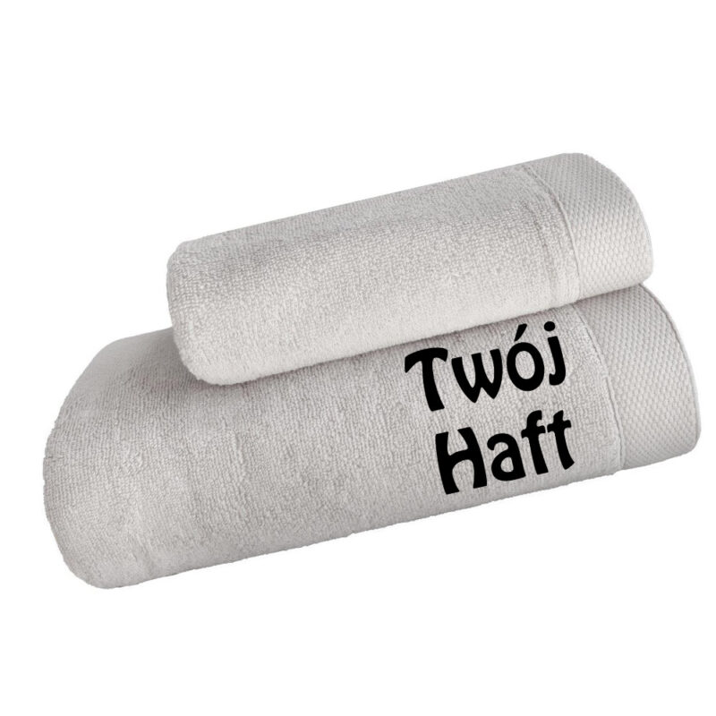Terry towel 70x140 MISTY RE01 with your embroidery
